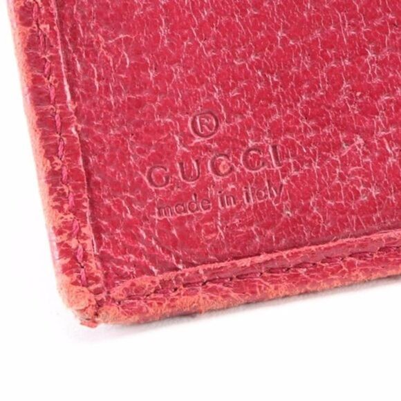Gucci Fuchsia Pink GG Canvas and Leather Horsebit Clasp Continental Wallet - Picture 6 of 7